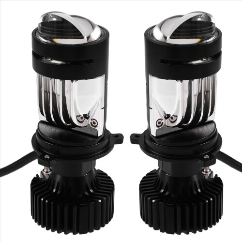 MotorcyclesLED Projector Headlight Bulbs Bi LED Lens Y3S-H4