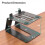 Desktop Speaker Stands, 2 Pair, Studio Monitor Riser 6