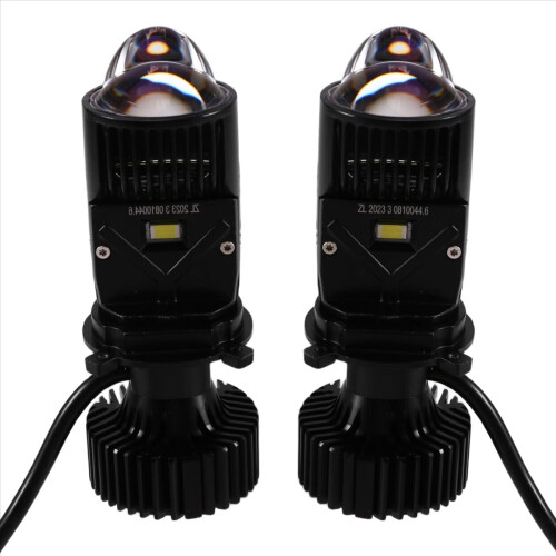 MotorcyclesLED Projector Headlight Bulbs Bi LED Lens Y3S-H4 2