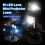 MotorcyclesLED Projector Headlight Bulbs Bi LED Lens Y3S-H4 7