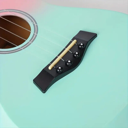 23-Inch Two-Tone Wooden Mini Guitar Four-String Ukulele B 1