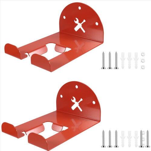 2 Pcs Upgraded Trimmer Rack Wall Mount Garage Trimmer Garden Tools 2