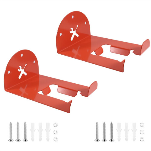 2 Pcs Upgraded Trimmer Rack Wall Mount Garage Trimmer Garden Tools 1
