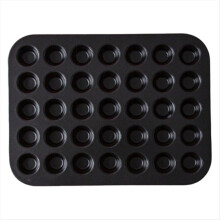 Runde Kuchenform für 35 Mulden, antihaftbeschichtet, Mini-Muffins-Backform