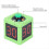 1.4in 4 Sided Cube Timer Digital Shot Timer Countdown Stopwatch white 2
