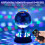 Rotating 5in Disco Ball Party Lights with Remote 3