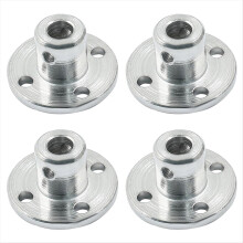 4 Pcs 5mm Metal Flange Shaft Coupling Rigid Flange Coupling