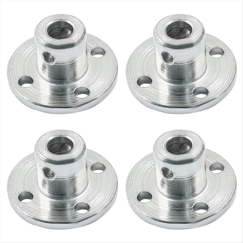 4 Pcs 5Mm Metal Flange Shaft Coupling Rigid Flange Coupling 4714116632135