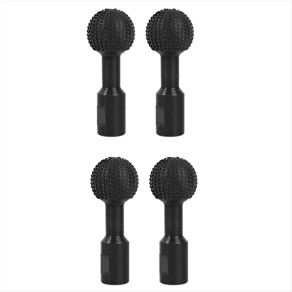 4Pcs Sphere Rotary Burr With 5/8-11 Threads Angle Grinder Attachments 4714116631183