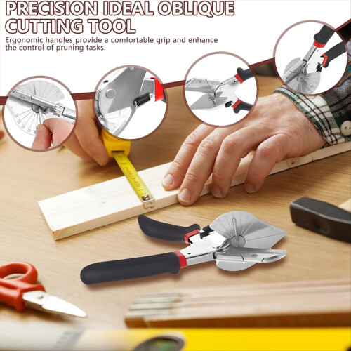 Angle Miter Shears Cutter Tool, High Carbon Steel Trunking Shears 1