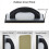Squared Trowel 3pcs Set, with Rubber Grout Float 6