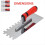 Squared Trowel 3pcs Set, with Rubber Grout Float 5