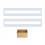 Parking Lot Line Stencil Foldable Reusable Line Stencil Template 2PCS 1