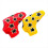 Copri-testa da golf in PU, accessori per mazze da golf, copri-putter rosso 2