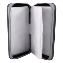 Porta CD, custodia per CD/DVD con capacità di 96 scomparti, portaoggetti portatile