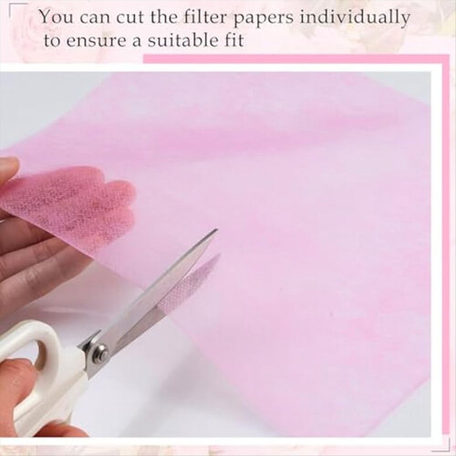 400 Blatt Nagelstaubfilterpapier, Einweg, Weiß 1