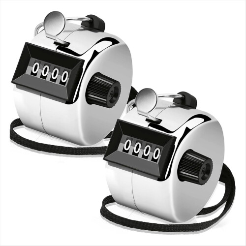 2 Pack Clicker Counter for Coaching, Sports Events