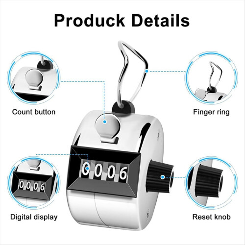 2 Pack Clicker Counter for Coaching, Sports Events 1