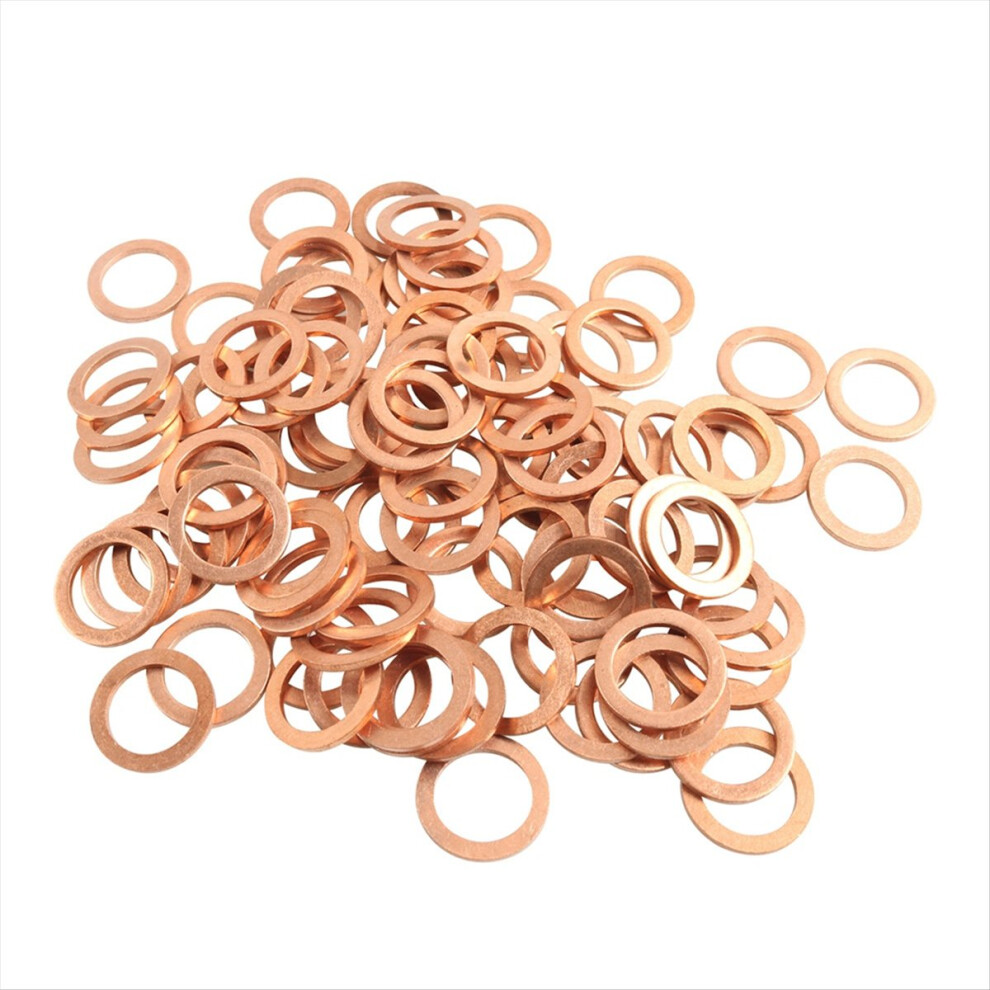 100 Pcs Car Oil Drain Screw Washer Screw For - 4714116636065