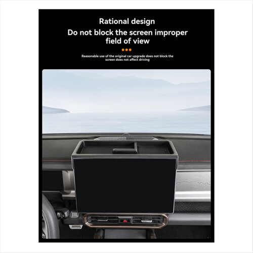 Car Central Control Screen Rear Storage Box for Jetour 1