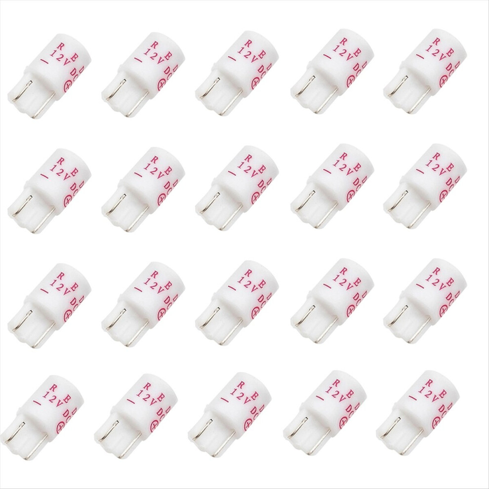 100Pcs 12V Led Arcade Buttons Illuminated Push Buttons Red 4714116637604