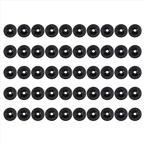 50Pcs Car Chassis Rear Bumper Hexagon Head Nut