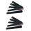 10PCS Mini Black Double-Sided Nail File with Sandpaper Strips 1