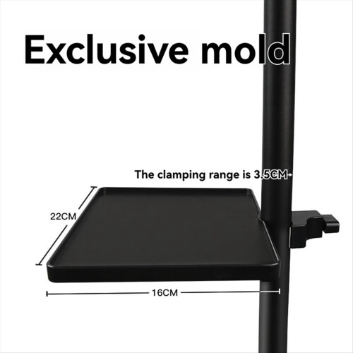 781E Universals Microphone Stand Tray Adjustable Mic Stand Tray A 1