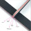 10PCS Mini Black Double-Sided Nail File with Sandpaper Strips 5