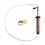 Coffee machine brush, nylon, anti-scald, wood handle, cleaning tool. 3