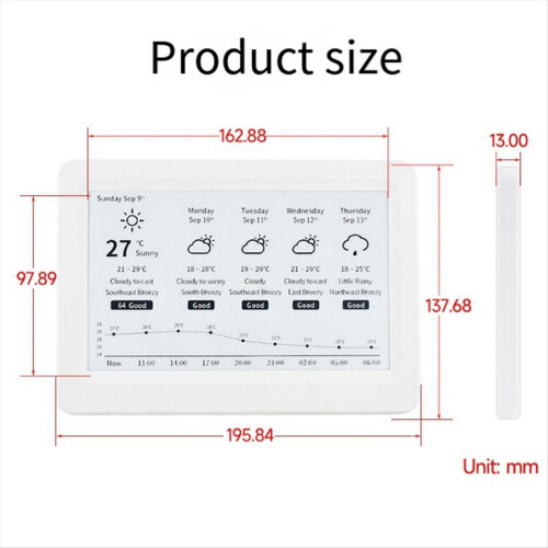 7.5-inch NFC e-paper, e-ink display module for mobile phones. 2