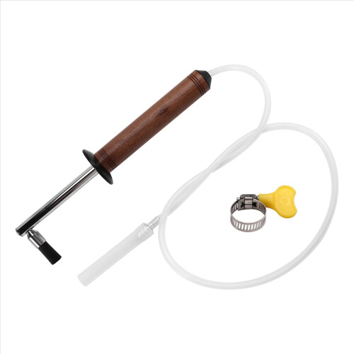 Coffee machine brush, nylon, anti-scald, wood handle, cleaning tool. 1