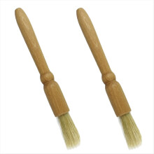 Coffee Grinder Brush Coffee Maker Cleaning Brush Bamboo Wooden B