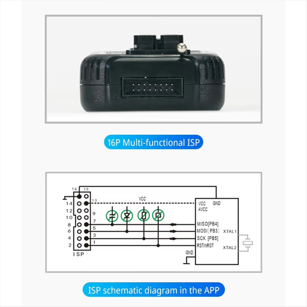 T48 TL86 Programmer 16PIN Multifunction ISP Interface-image-OPC-PMG79VT-NEW