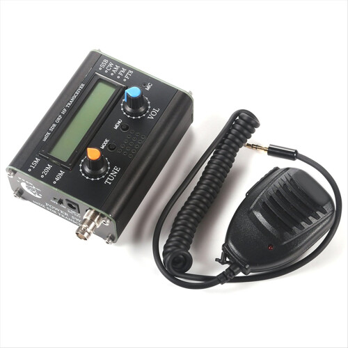5W QRP SDR-Transceiver mit Handmikrofon