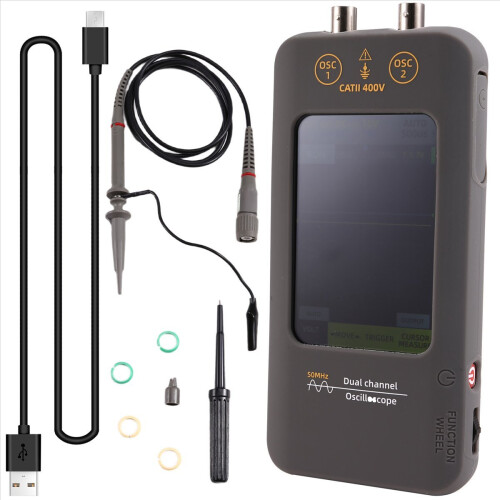 Oscilloscopio digitale touch screen con generatore di segnale 1