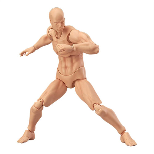 Modello di action figure snodabile per stop motion e disegno A 2