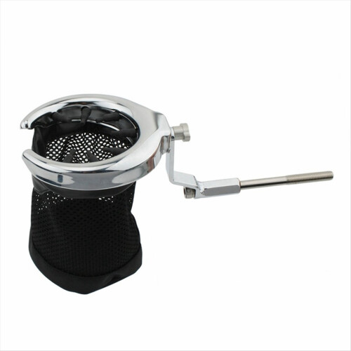 Motorcycle Rear Passenger Cup Holder Modified Parts for Silver