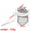 Motorcycle Rear Passenger Cup Holder Modified Parts for Silver 5