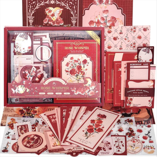 Scrapbooking-Set, DIY-Kunsthandwerk Rose Whisper