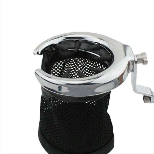 Motorcycle Rear Passenger Cup Holder Modified Parts for Silver 2