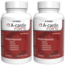 A-cardin Forte - 22 Βιταμίνες & Μέταλλα - 120 Κάψουλες (2 τμχ)