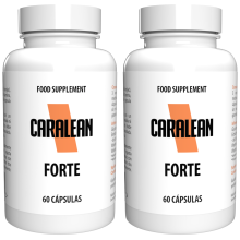 Caralean - 120 Cápsulas (Pack de 2) com Glucomanano, Cacau e Vit. B - Suplemento Alimentar Suíço