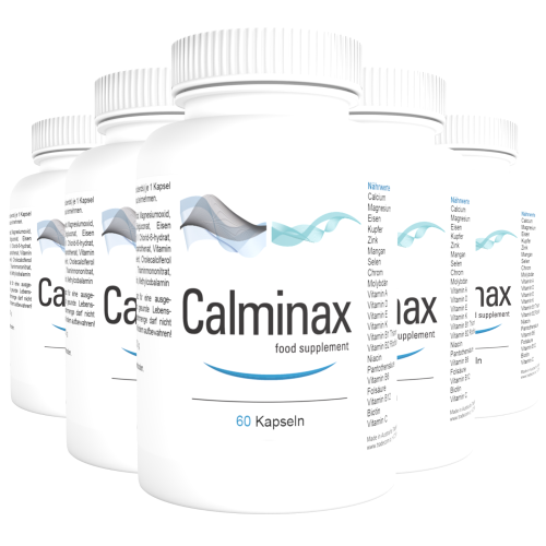 Calminax Forte - 22 Βιταμίνες & Μέταλλα - 300 Κάψουλες (5 τμχ)