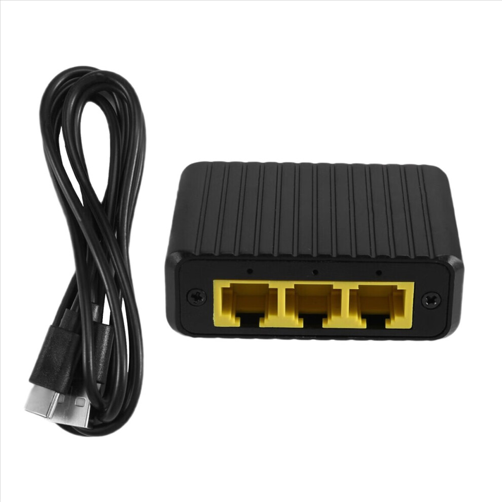 Ethernet Switch 1000Mbps Network Expansion 4 Ports 4712073968939