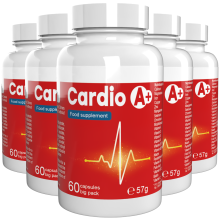 Cardio A+ - 300 Capsule (Pachet de 5) - Formula Elvetiana - 22 Vitamine si Minerale - Marime Profesionala