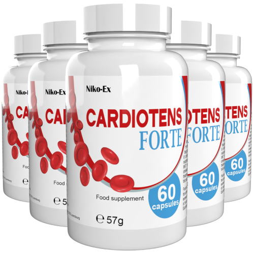 Cardiotens Forte - 22 Βιταμίνες & Μέταλλα - 300 Κάψουλες (5 τμχ)