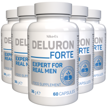 Deluron Forte - 300 Kapseln (5 x 60 Kapseln) - 5er Pack