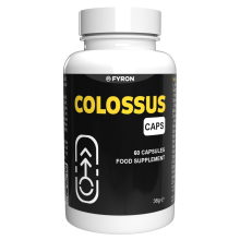 Colossus - 60 Cápsulas com L-Arginina, Ginseng e Raiz de Maca - Fórmula Suíça Original - Suplemento Herbal