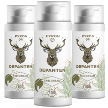 Depanten Cream - 300ml (3x100ml) - Pachet de 3 - cu Unt de Shea, Acid Hialuronic și Ulei de Sâmburi de Struguri - Formulă Elvețiană Originală